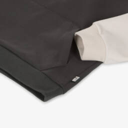 ميتش آند سون-بدلة رياضية هودي لون رمادي داكن للأولاد | Childrensalon Outlet