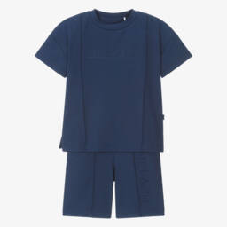 Mitch & Son-Boys Classic Blue Jersey Ensemble | Childrensalon Outlet