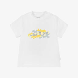 Mitch & Son-Boys Classic White Tee | Childrensalon Outlet