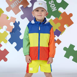 Mitch & Son-Boys Colourblock Windbreaker Jacket | Childrensalon Outlet
