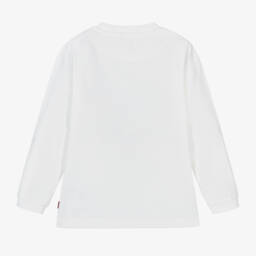 Mitch & Son-توب بطبعة فارسيتي قطن لون أبيض للأولاد | Childrensalon Outlet