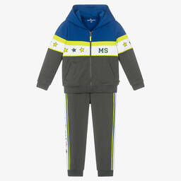 Mitch & Son-Серо-синий спортивный костюм для мальчиков | Childrensalon Outlet