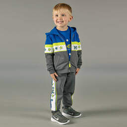 Mitch & Son-Серо-синий спортивный костюм для мальчиков | Childrensalon Outlet