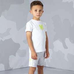Mitch & Son-شورت سباحة لون رمادي مموّه للأولاد | Childrensalon Outlet