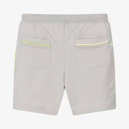 Mitch & Son-Boys Grey Cotton Jersey Shorts | Childrensalon Outlet