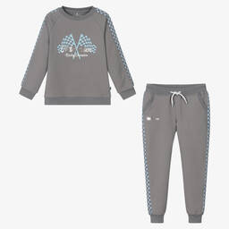 Mitch & Son-Серый спортивный костюм из хлопка для мальчиков | Childrensalon Outlet