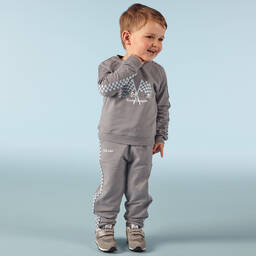 Mitch & Son-Серый спортивный костюм из хлопка для мальчиков | Childrensalon Outlet