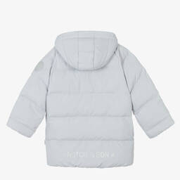 ميتش آند سون-معطف بافر بهودي لون رمادي للأولاد | Childrensalon Outlet