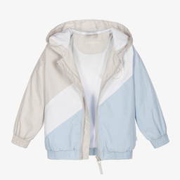 Mitch & Son-Boys Grey Windbreaker Jacket | Childrensalon Outlet