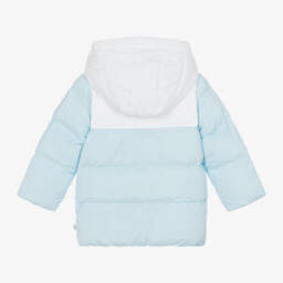 Mitch & Son-معطف بافر بهودي لون أزرق فاتح وأبيض للأولاد | Childrensalon Outlet