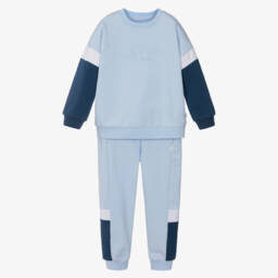 Mitch & Son-Светло-голубой хлопковый спортивный костюм для мальчиков | Childrensalon Outlet