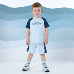 Mitch & Son-طقم رياضي أزرق فاتح للأولاد | Childrensalon Outlet