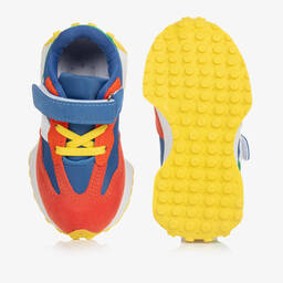 ميتش آند سون-ترينرز جلد شامواه صناعي لون كحلي وأحمر | Childrensalon Outlet