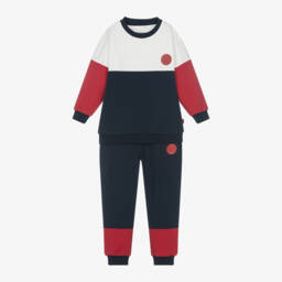 Mitch & Son-Boys Navy Colourblock Outfit | Childrensalon Outlet