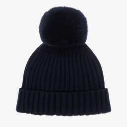 Mitch & Son-قبعة بوم بوم أطفال ولادي محبوكة لون كحلي | Childrensalon Outlet