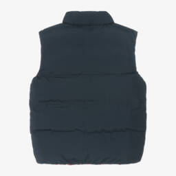 Mitch & Son-Boys Navy & Scarlet Reversible Vest | Childrensalon Outlet