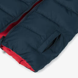 Mitch & Son-Boys Navy & Scarlet Reversible Vest | Childrensalon Outlet
