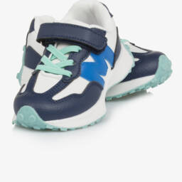 Mitch & Son-Boys' Navy & White Velcro Sneakers | Childrensalon Outlet