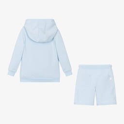 Mitch & Son-Boys Pale Blue Cotton Shorts Set | Childrensalon Outlet
