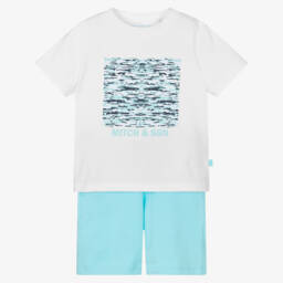 Mitch & Son-Мягкий вязаный комплект шорт для мальчиков | Childrensalon Outlet