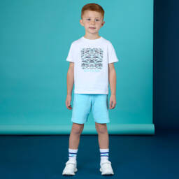 Mitch & Son-Мягкий вязаный комплект шорт для мальчиков | Childrensalon Outlet