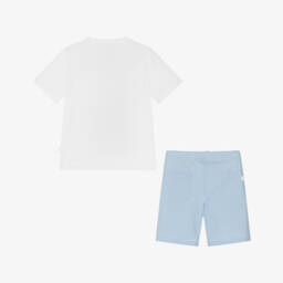 Mitch & Son-طقم ناعم للأولاد باللون الأبيض والأزرق | Childrensalon Outlet