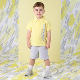 Mitch & Son-Boys Sunny & Slate Cotton Ensemble | Childrensalon Outlet