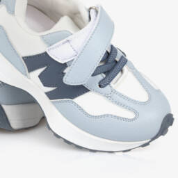 Mitch & Son-Boys Two-Tone Velcro Sneakers | Childrensalon Outlet