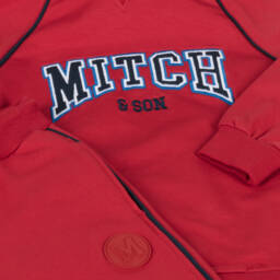 Mitch & Son-Красный хлопковый спортивный костюм Varsity для мальчиков | Childrensalon Outlet