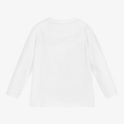 Mitch & Son-Белый хлопковый топ для мальчиков | Childrensalon Outlet