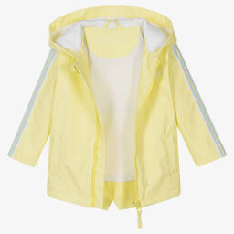 Mitch & Son-Boys Yellow & Blue Hooded Jacket  | Childrensalon Outlet