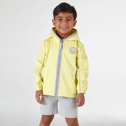 Mitch & Son-Boys Yellow Hooded Raincoat | Childrensalon Outlet