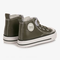 Mitch & Son-Green High-Top Trainers | Childrensalon Outlet
