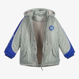 Mitch & Son-Серая утепленная куртка с капюшоном | Childrensalon Outlet
