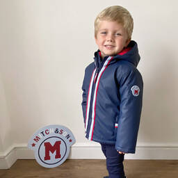 Mitch & Son-Темно-синий утепленный дождевик | Childrensalon Outlet