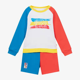 Mitch & Son-Red & Blue Jersey Tracksuit | Childrensalon Outlet