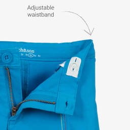 Mitch & Son-Yellow & Blue Shorts Set | Childrensalon Outlet