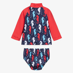 Mitty James-Красно-синий плавательный комплект для мальчиков | Childrensalon Outlet