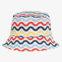 Mitty James-Сине-красная панама в волнистую полоску (UPF50+) | Childrensalon Outlet