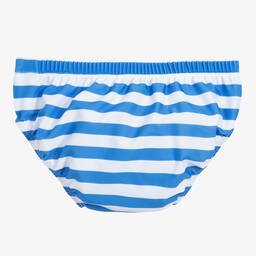 Mitty James-سروال سباحة لون أزرق و أبيض مقلم للاطفال (UPF 50+) | Childrensalon Outlet
