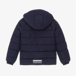 Mitty James-Boys Navy Weatherproof Puffer Jacket | Childrensalon Outlet