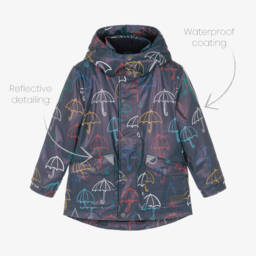Mitty James-Дождевик с капюшоном синий для мальчиков | Childrensalon Outlet