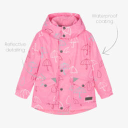 Mitty James-Girls Bubblegum Pink Rain Jacket | Childrensalon Outlet