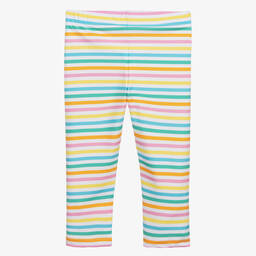 Mitty James-Легинсы для плавания в розово-зеленую полоску | Childrensalon Outlet