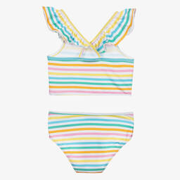 Mitty James-Танкини в розово-зеленую полоску для девочек | Childrensalon Outlet