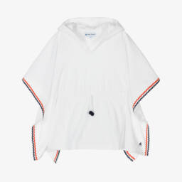 Mitty James-Girls Ivory Beach Towel Poncho | Childrensalon Outlet