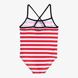 Mitty James-Купальник в красную полоску для девочек (UPF50+) | Childrensalon Outlet