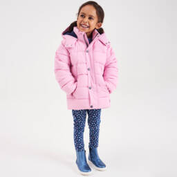 Mitty James-Girls Rosy Weather-Ready Quilted Jacket | Childrensalon Outlet