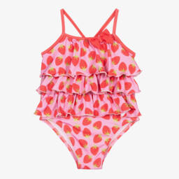 Mitty James-مايوه بناتي بلون الفراولة المشمسة | Childrensalon Outlet