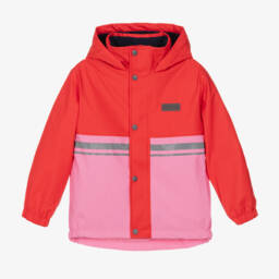 Mitty James-Girls Vibrant Colourblock Raincoat | Childrensalon Outlet